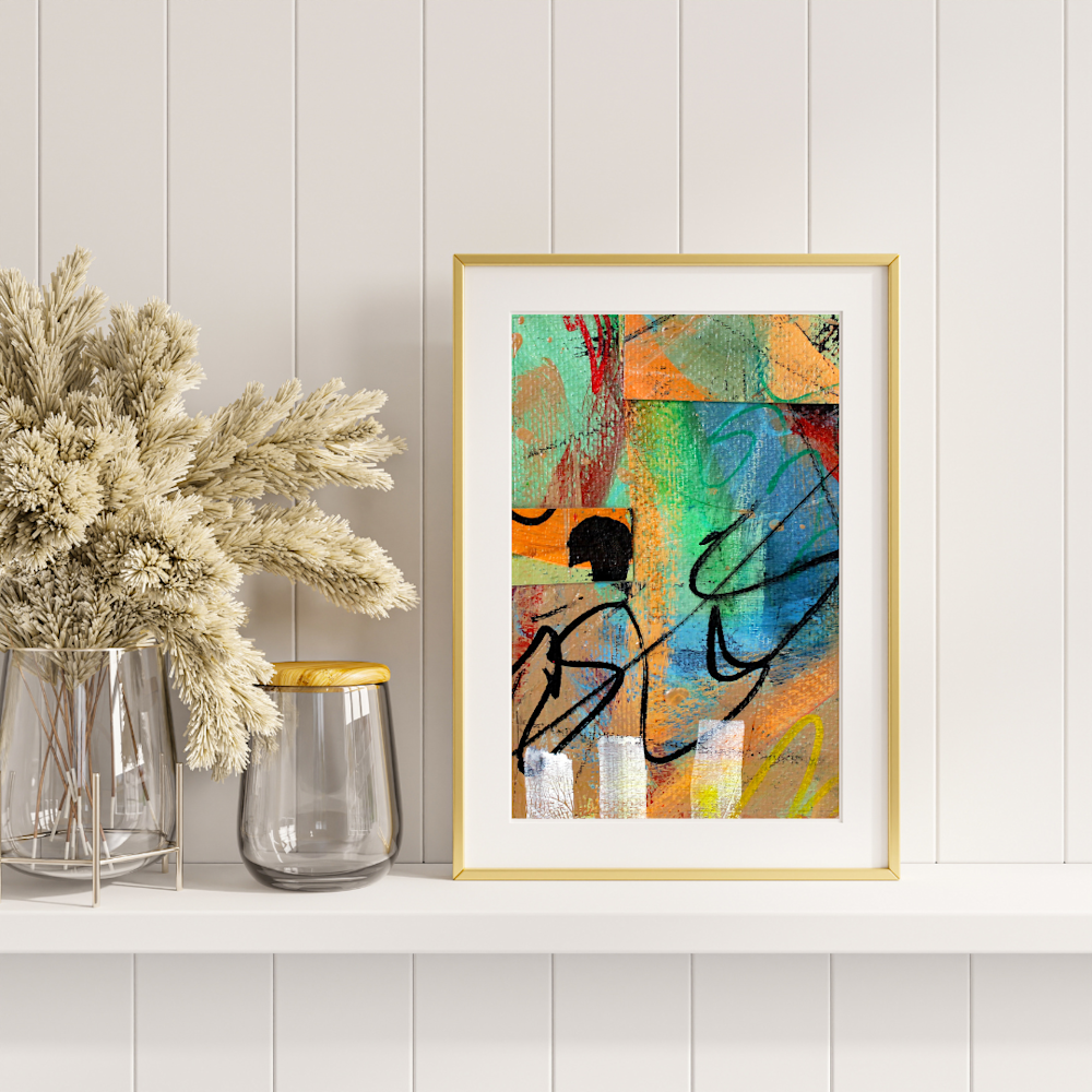 2084 Beige Minimalist Wall Art Mockup For Photo Sale Instagram Post