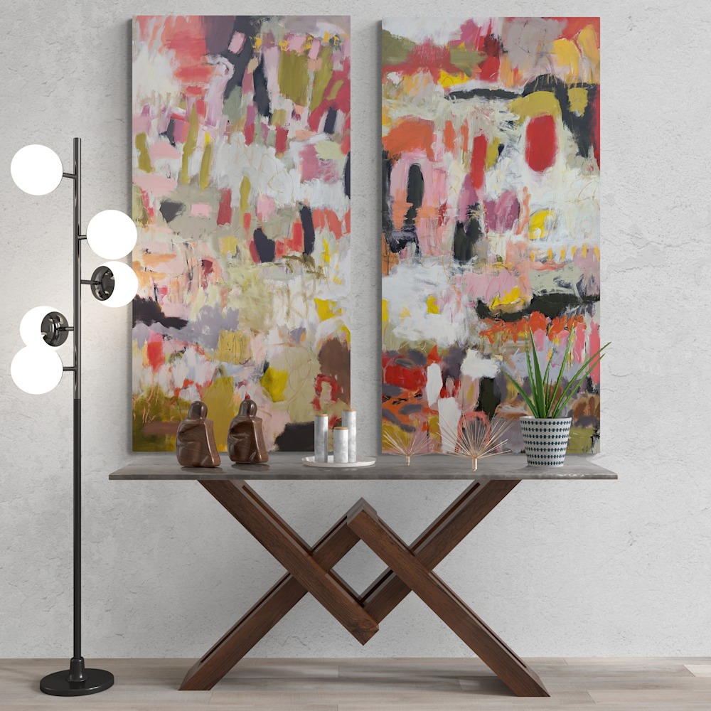 Modern lamp and console table (2)