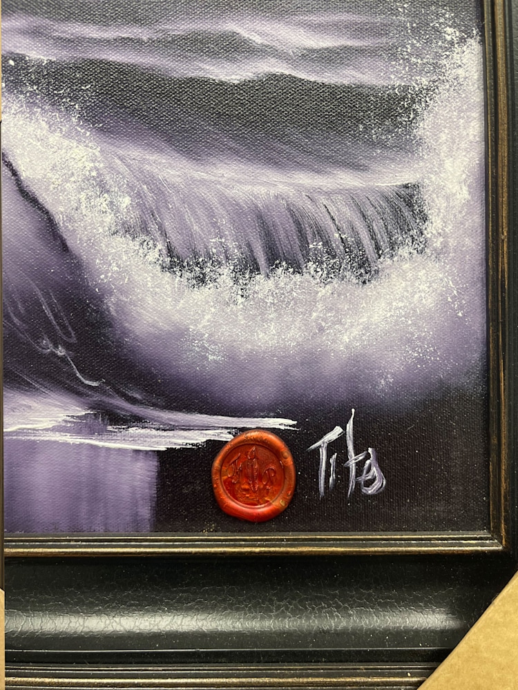 Tito's Art Nh0202 Lavender Seascape Seal