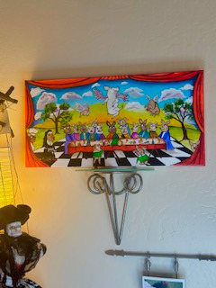 The Last Pig Supper on wall KK 0127 O