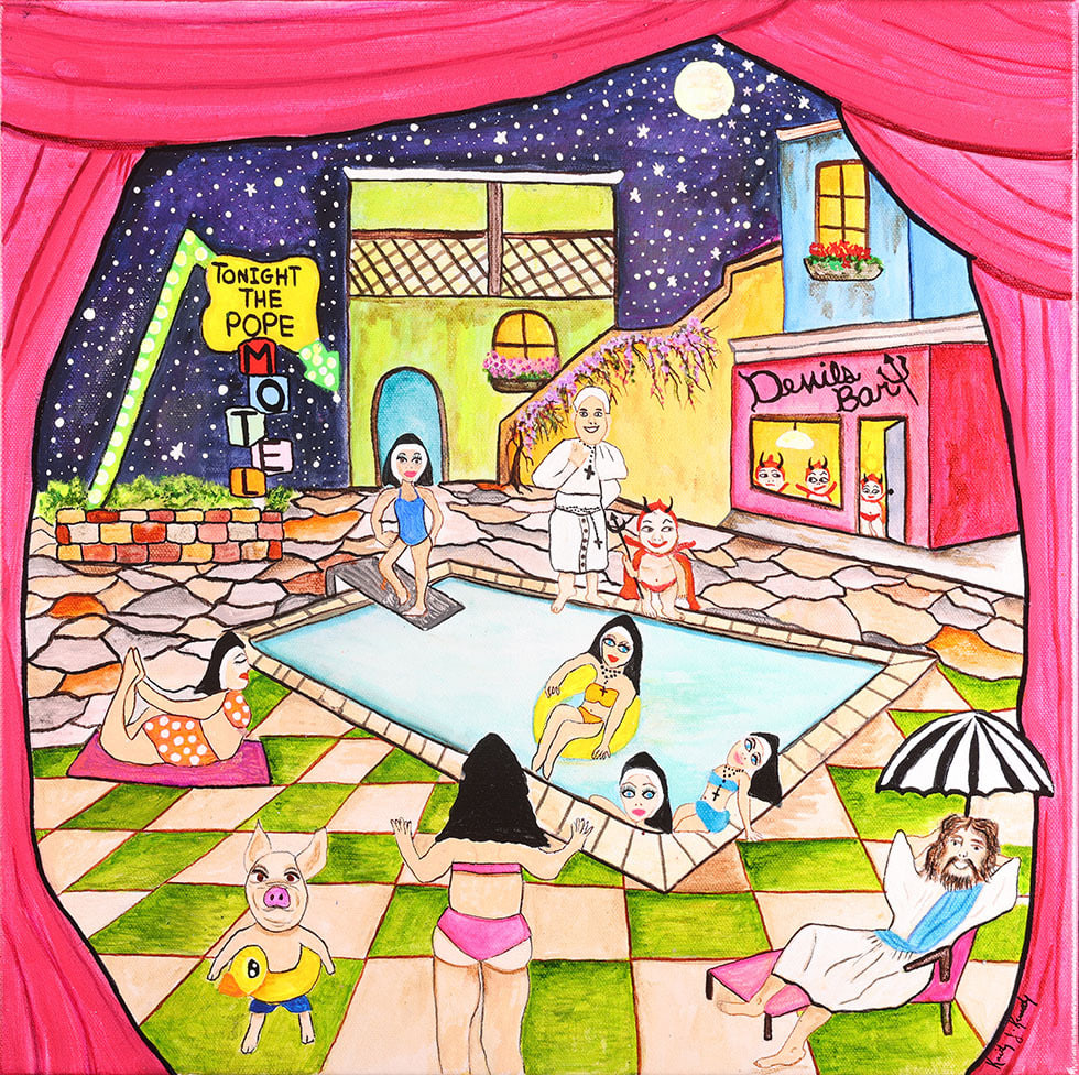 Jesus and the nuns go on vacay KK 5628 O