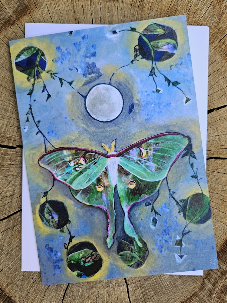 Lunar Connections Greeting Card