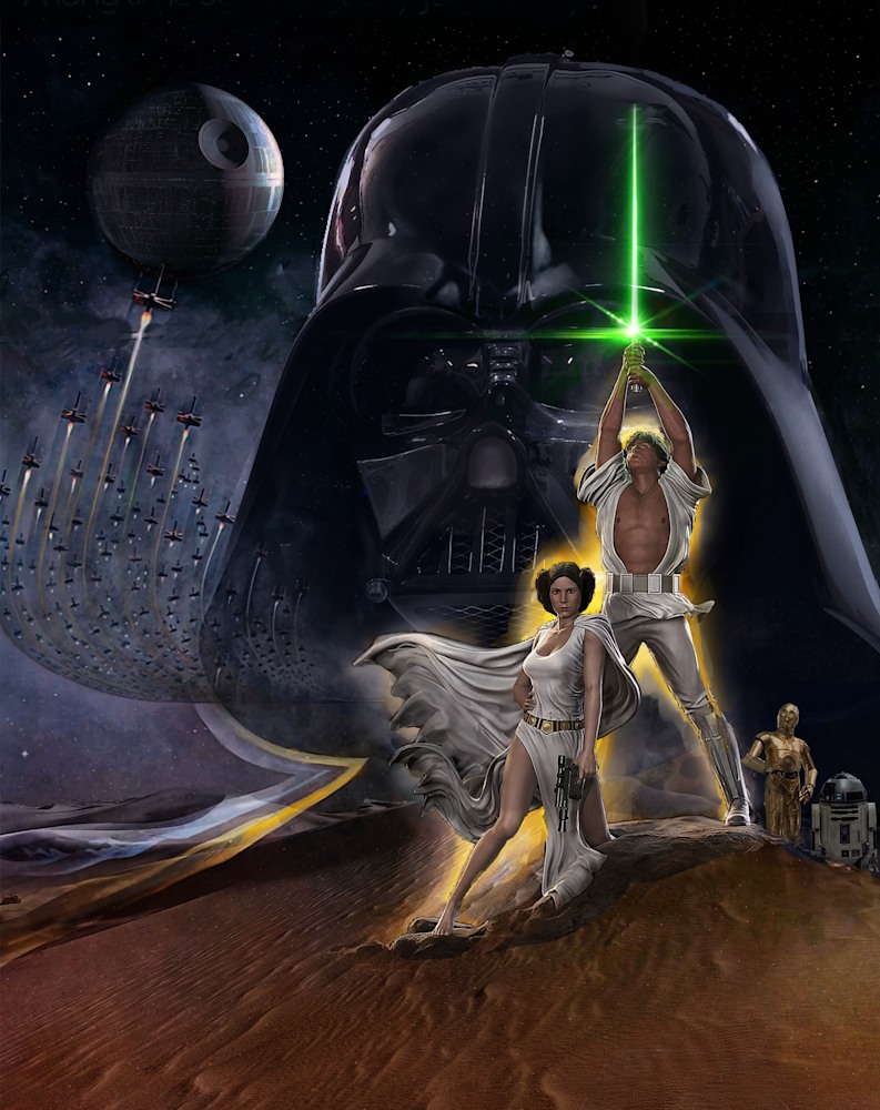 star wars poster artist 1977