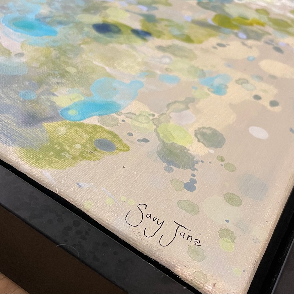 Turquoise Bloom II, Detail 03