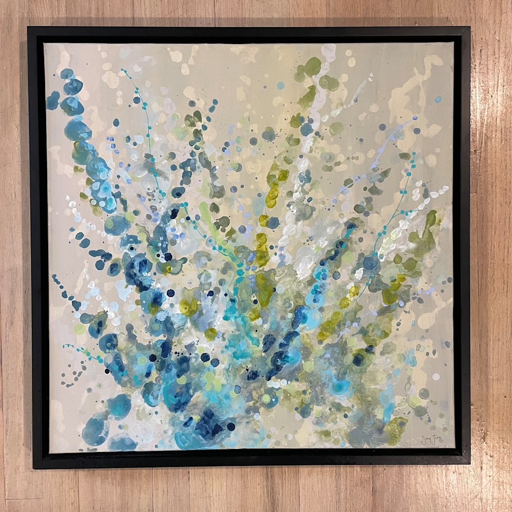 Turquoise Bloom II, Detail 01