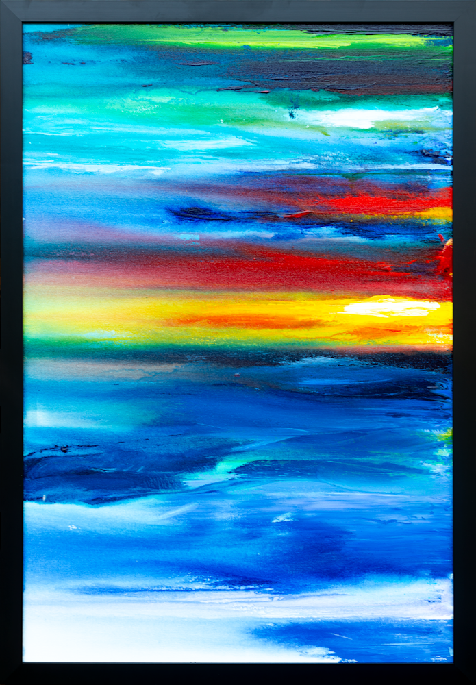 Summer evening framed