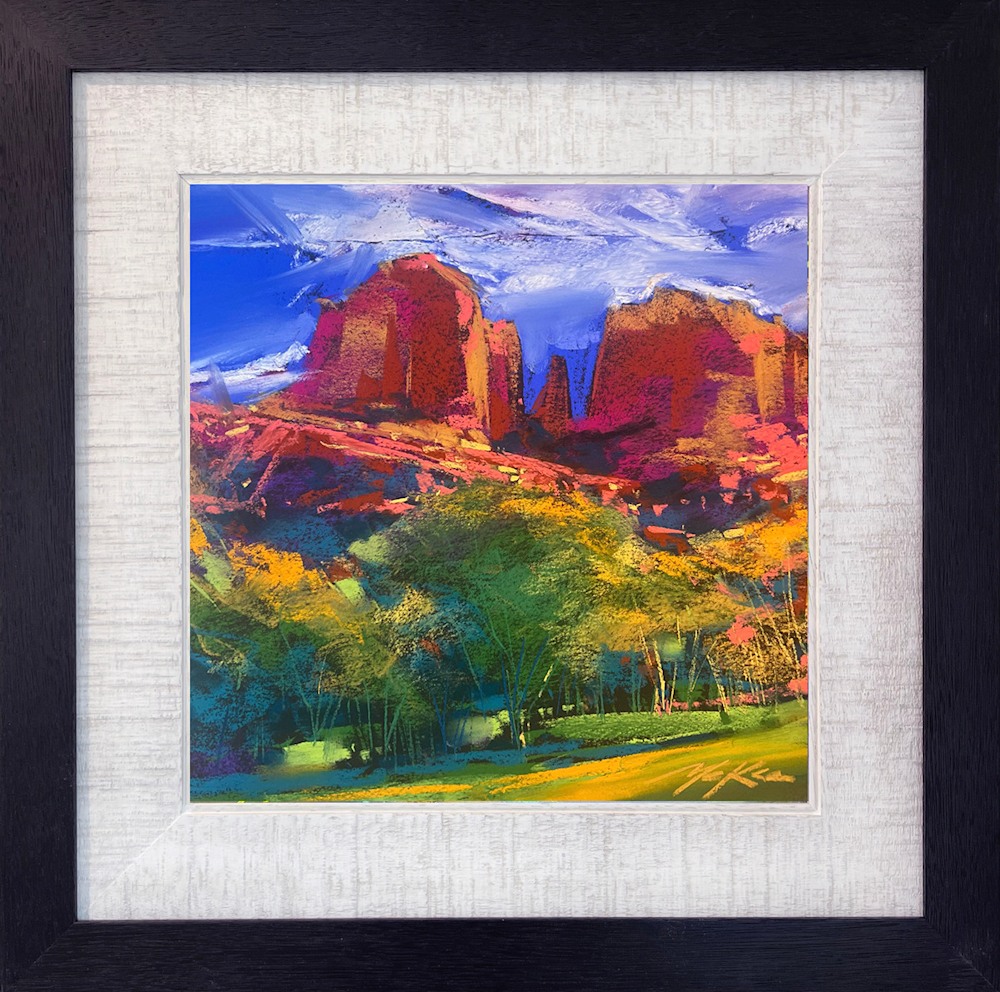 Sedona Study #9 framed