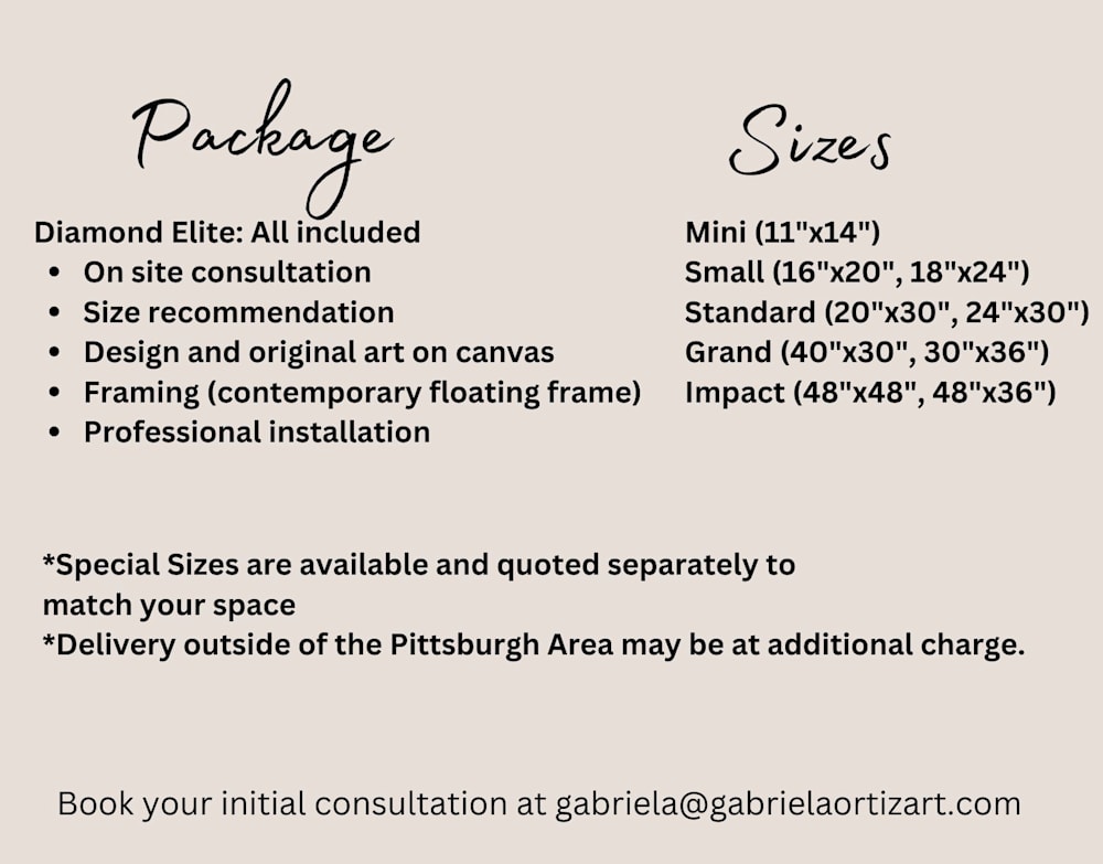 PlatinumSizing Options for Commissions