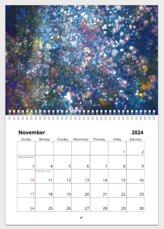 11 Nov 2024 Calendar