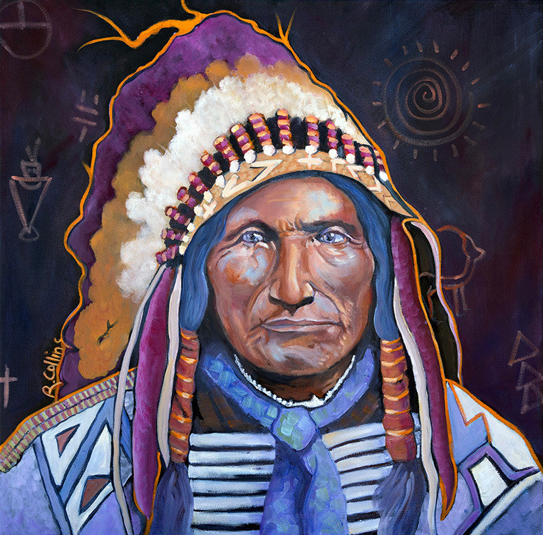 Broken Elbow Oglala Chief 