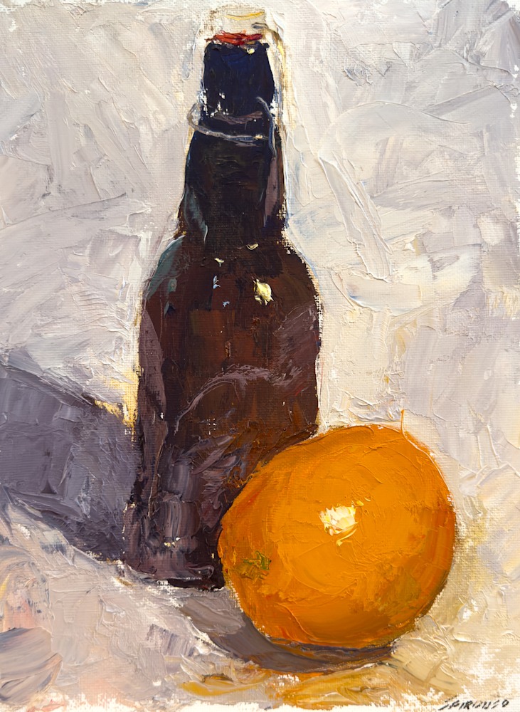 Orange and  Bottle