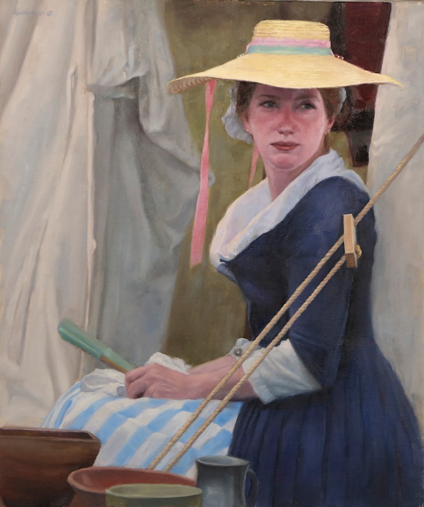 Waiting by the Tent