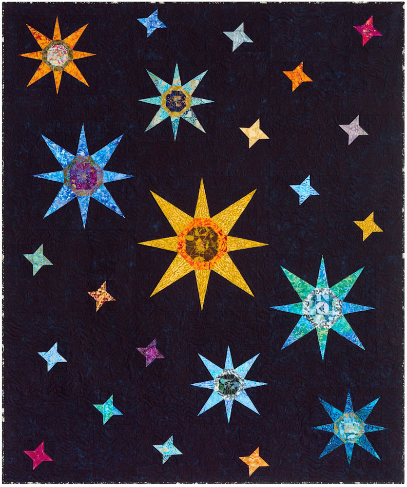 Digital Download Quilt Pattern Stellar Horizon | Karen Nyberg Art