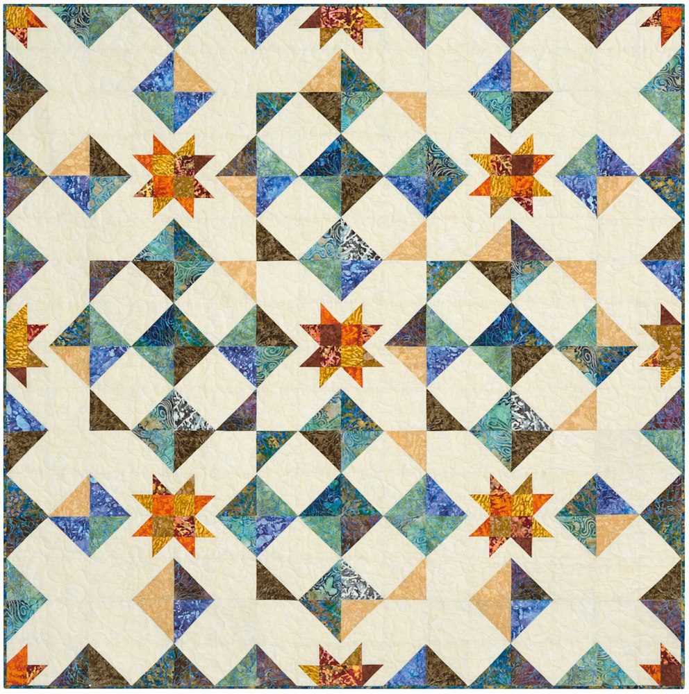 Digital Download Quilt Pattern Morning Mosaic | Karen Nyberg Art