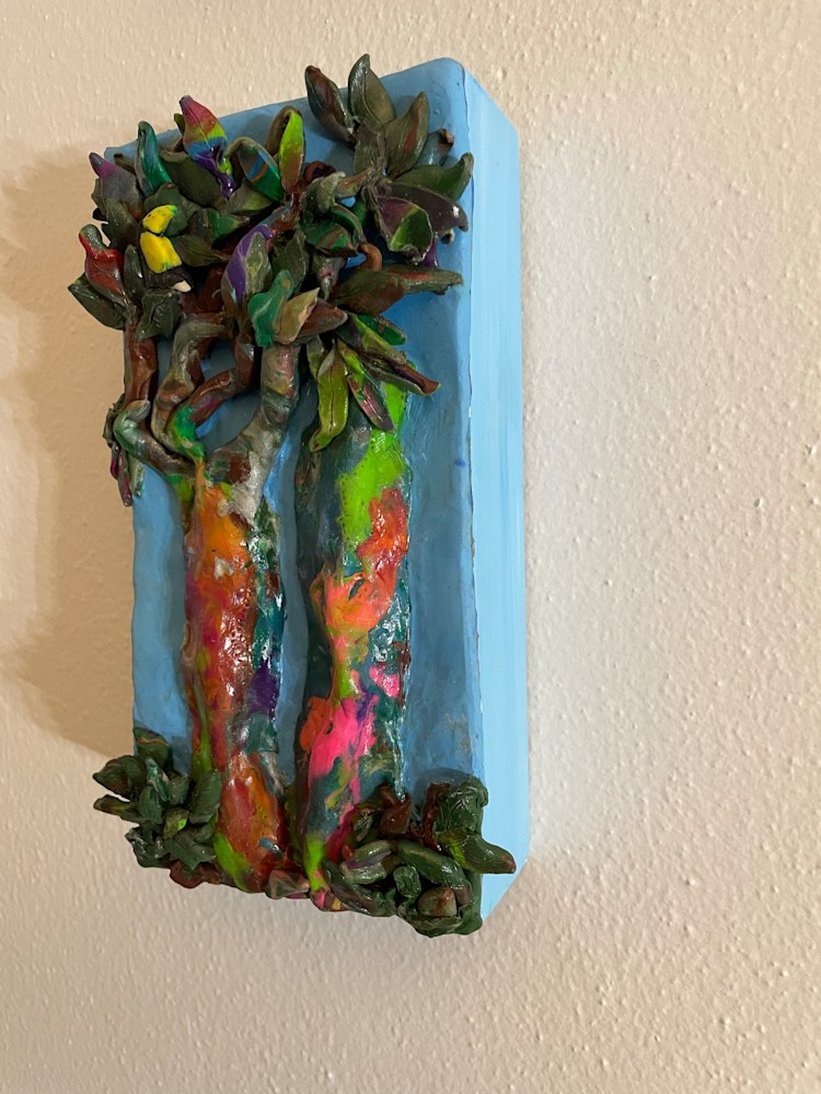 Evelyn Ballin Polymer clay Two Trees 8