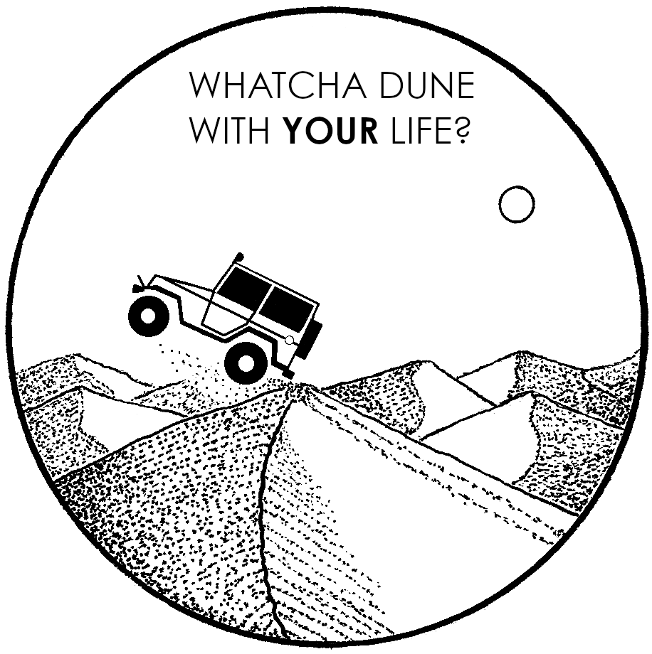 Jordan Mansour Whatchu Dune Today Sticker