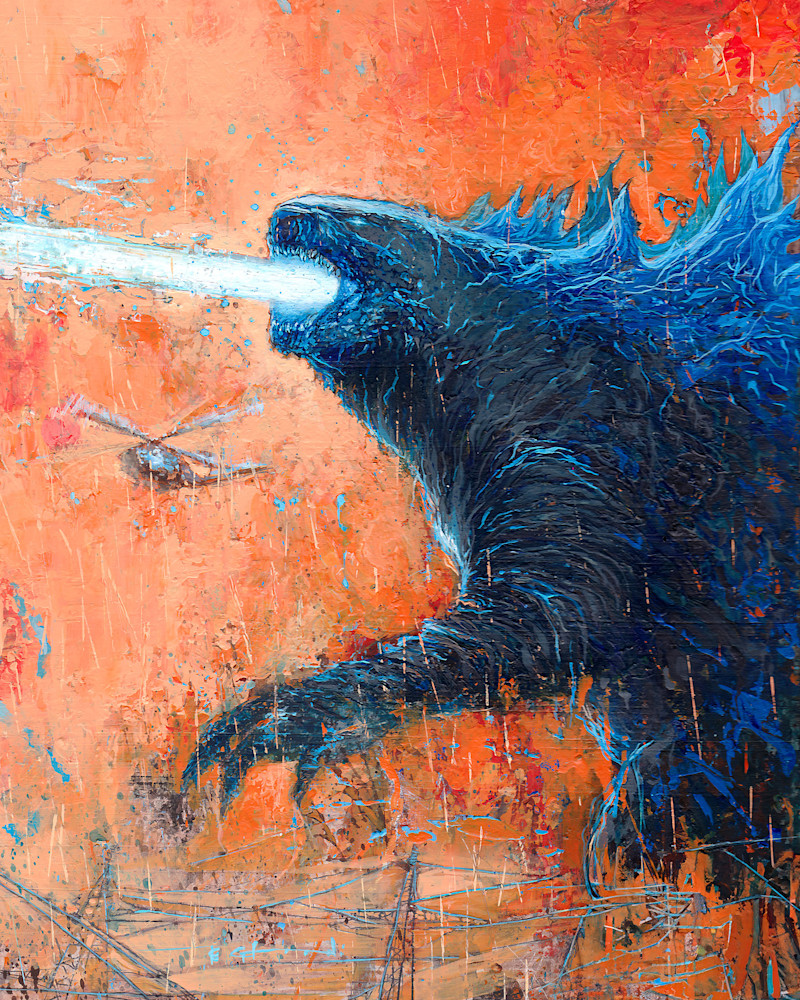 アルバート　コワルスキー　版画 godzilla-signed-limited-edition-of-50-print