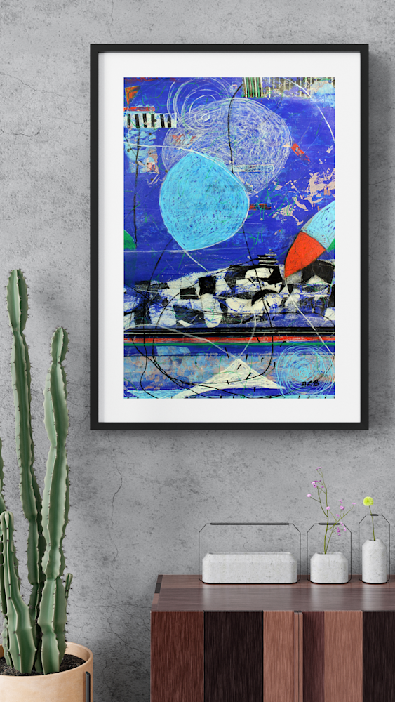 2041 Gray Minimalist Wall Art Mockup Instagram Story