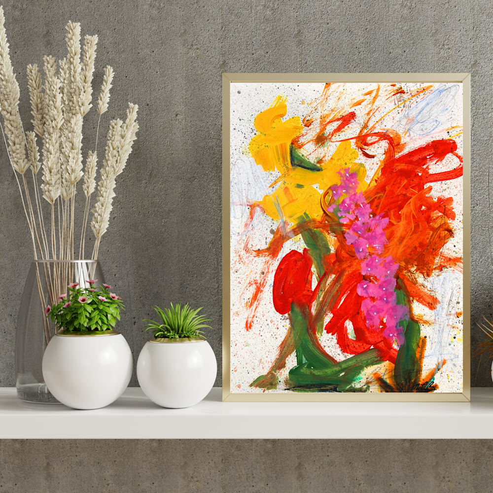 2137 Grey and White Minimalist Wall Frame Mockup Instagram Post