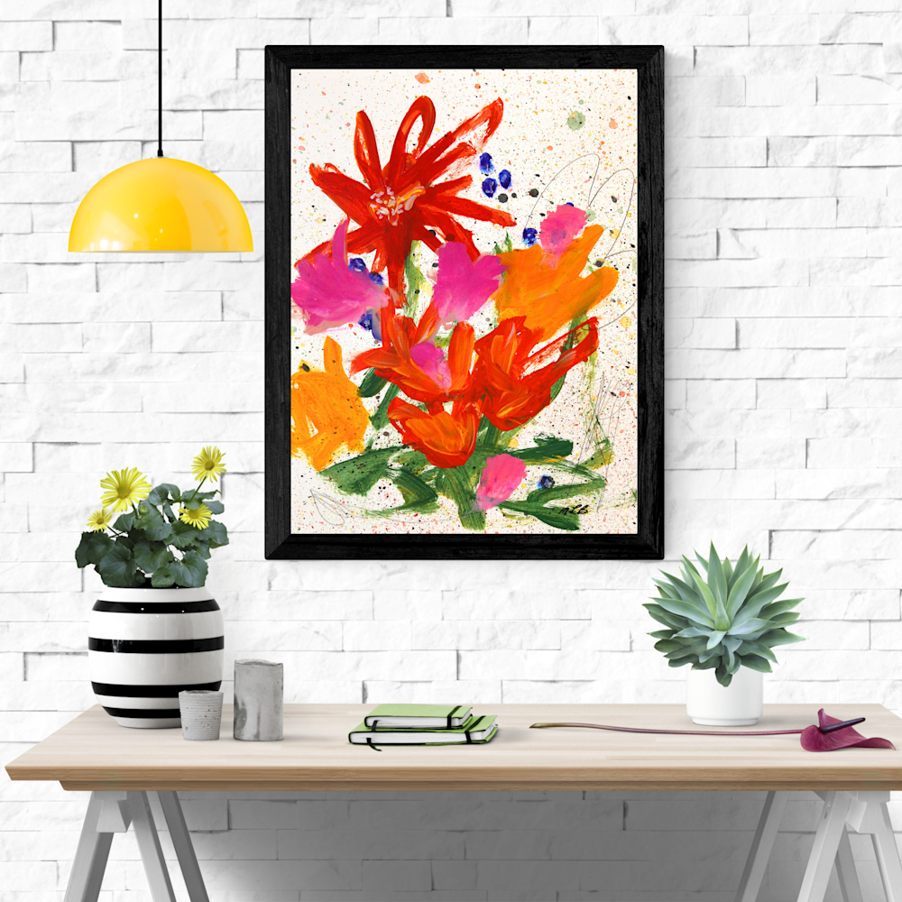 2135 Green Modern Interior Wall Art Frame Poster Mockup Instagram Post