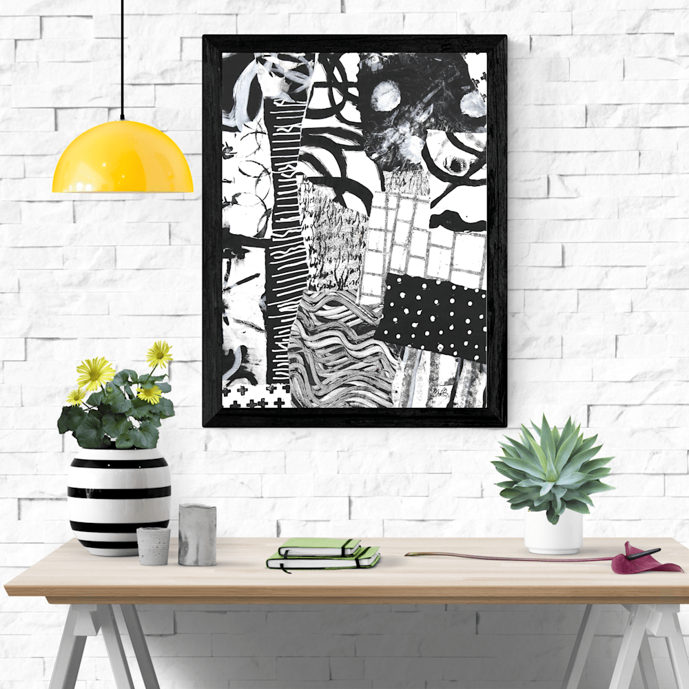 2132 Green Modern Interior Wall Art Frame Poster Mockup Instagram Post