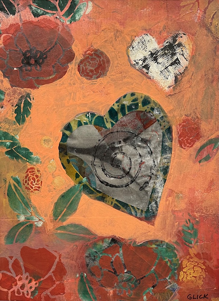 Hearts And Flowers Glick Art