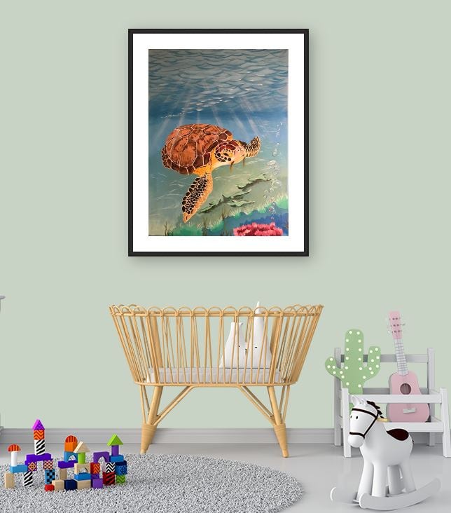 Tortoise At Sea Art | John Catalfamo Art