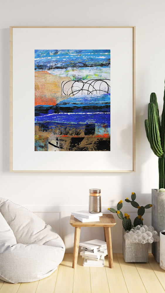 2149 Neutral Minimalist Scandinavian Wall Frame Mockup Instagram Story