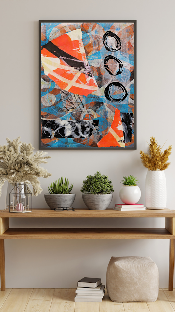 2150 Modern Aesthetic Interior Entryway Wall Art Poster Frame Mockup Animated Instagram Story