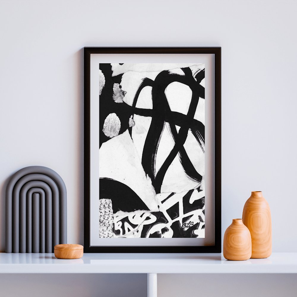 2129 Gray Minimalist Wall Interior Mockup Instagram Post