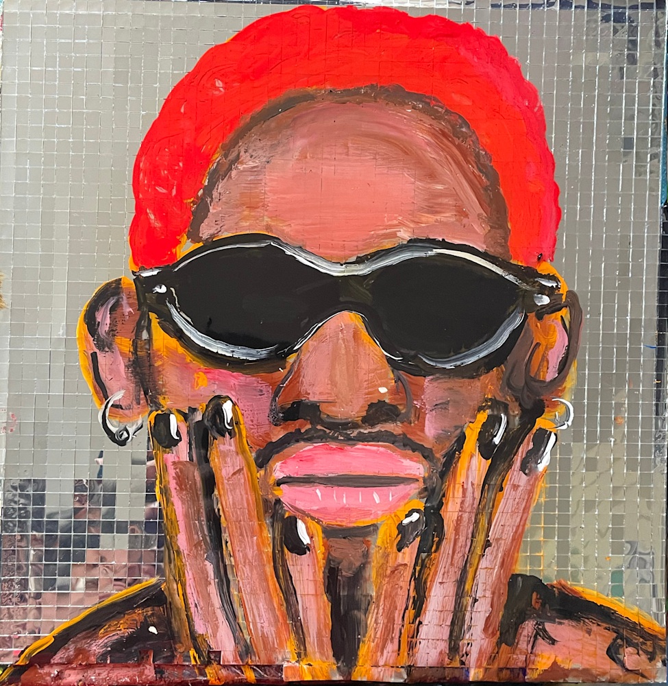 Dennis Rodman sold Painting