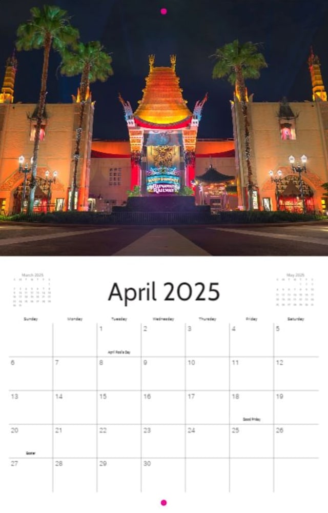 Disney Wall Calendar 2025 Walt Disney World Art William Drew