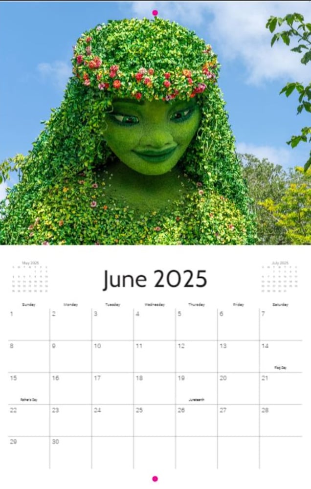 Disney Wall Calendar 2025 Walt Disney World Art William Drew