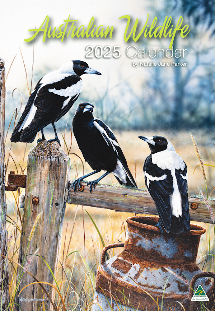 B109084 JLFAP   2025 Calendar 340x235mm PORTRAIT Birdlife