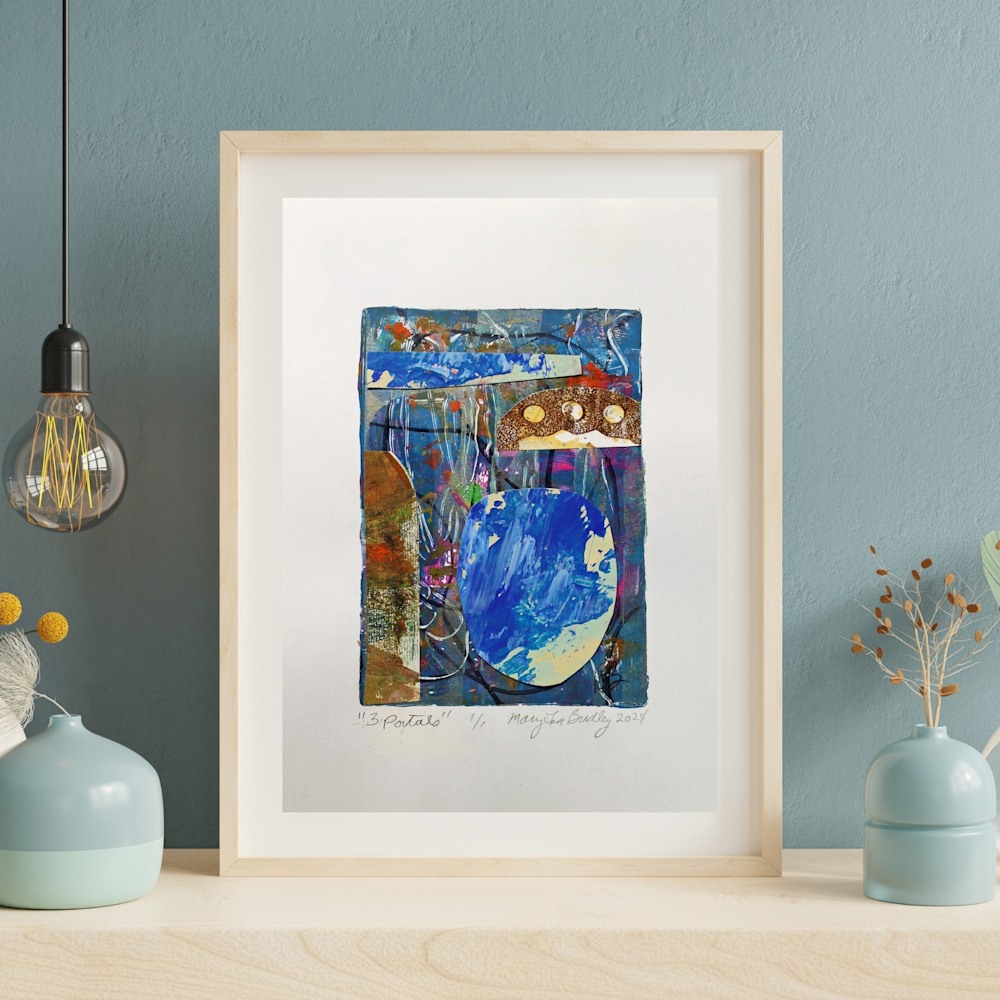 2225 Green Watercolor Art Wall Frame Mockup Instagram Post (2)