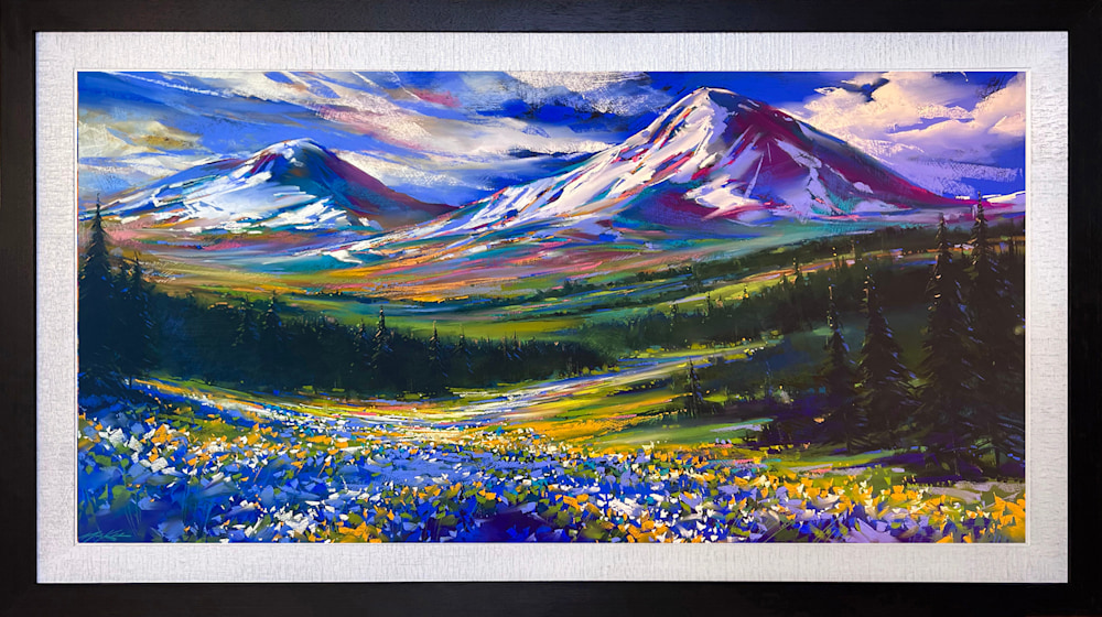 Summer on the Highland framed copy