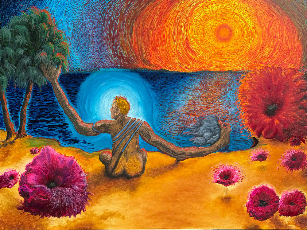 The Seeking I   Original 48x36 $43200