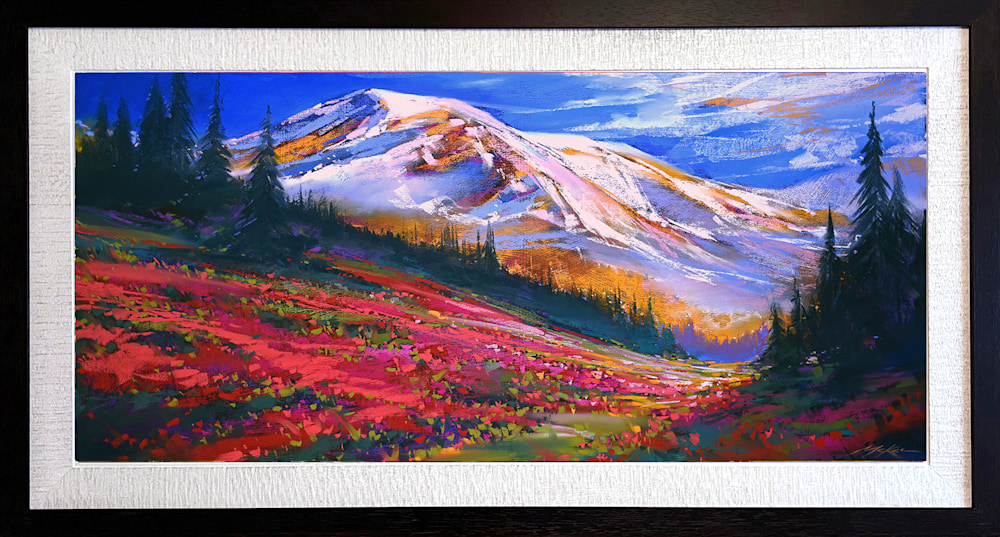 Cascades Meadow framed