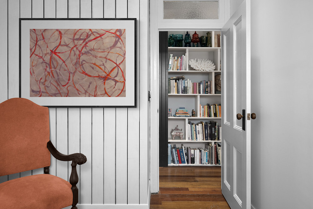 1082 hallway with vintage chair