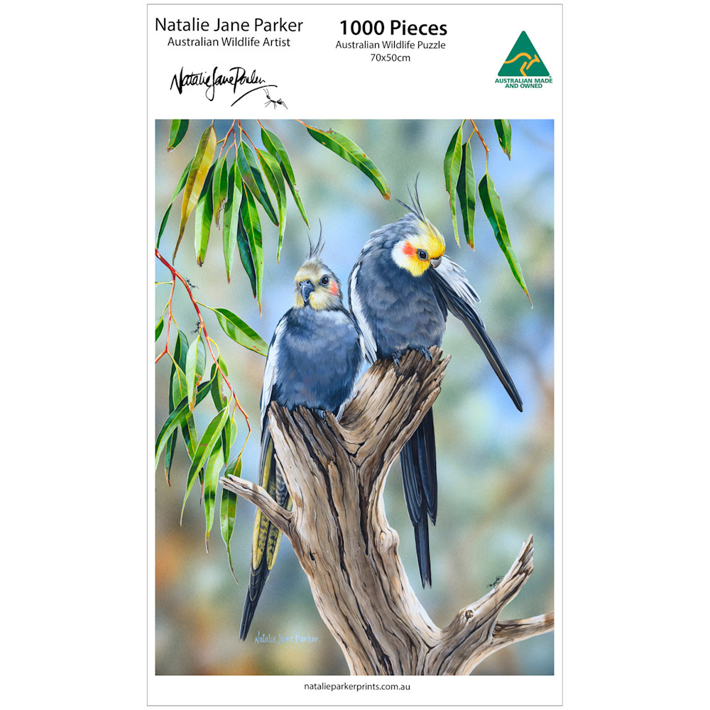 Cockatiel Jigsaw Puzzle | 1000-Piece "Duo"