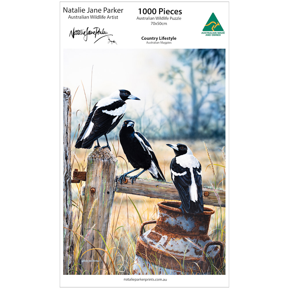 Australian Magpie Jigsaw Puzzle | 1000-Piece 