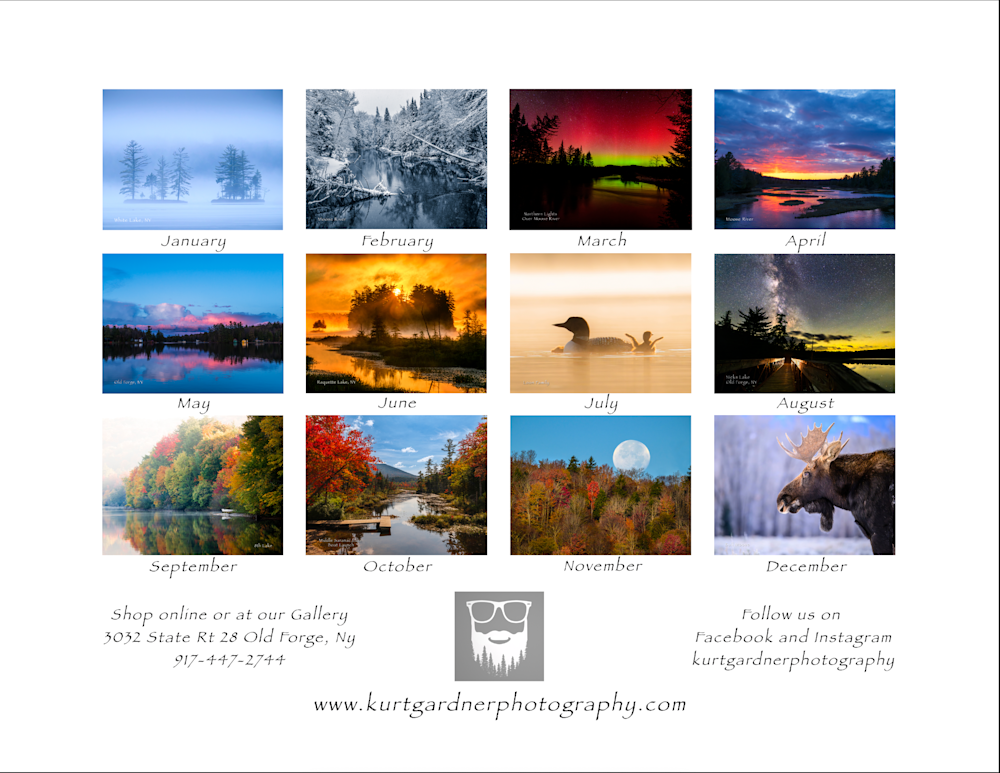 2026 Adirondack Calendar