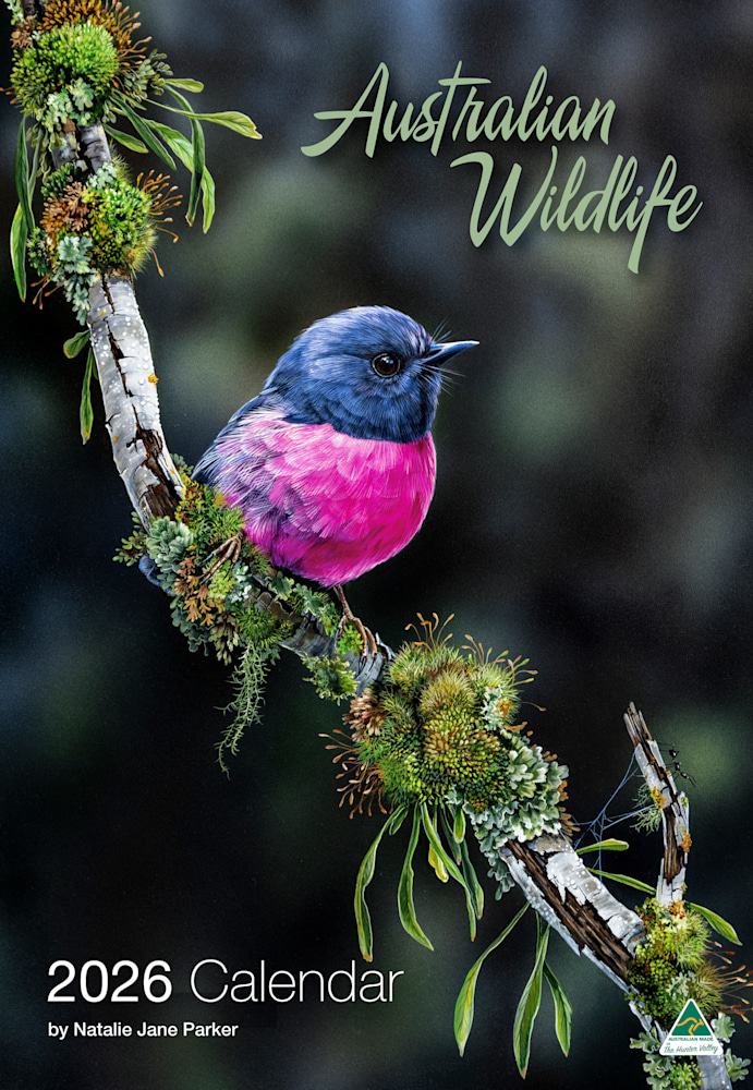 Australian Wildlife Calendar 2026 Portrait Cover only web res
