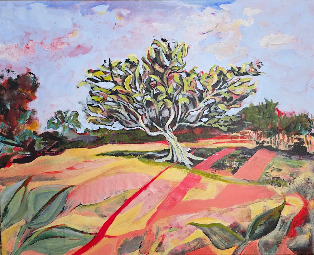 French Meadow 24X20 Acrylic On Canvas $595 Arden Rose