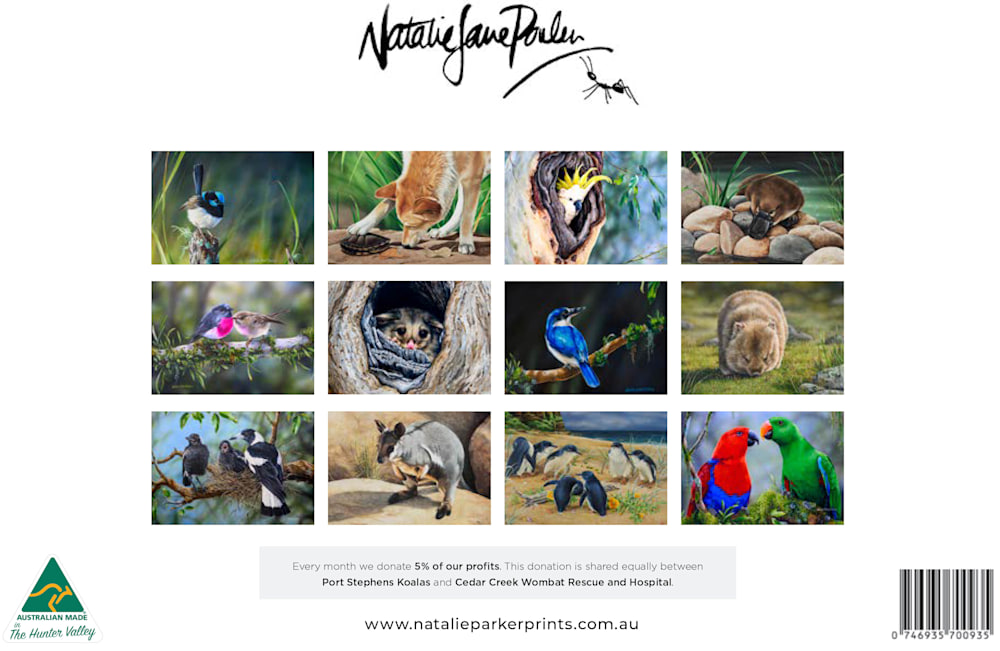 B114108 JLFAP   2026 Calendar 340x235mm LANDSCAPE Wildlife v4 LR 26