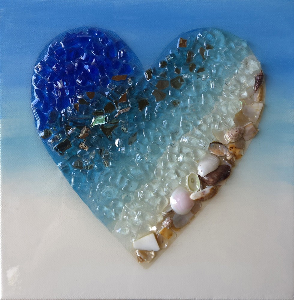 Ocean Heart 10x10 115 Coastal