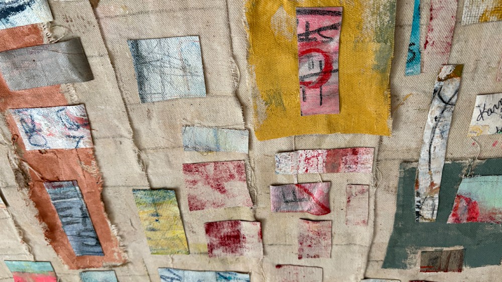 Seattle I Art | Mixed Media Collage by Crissy Renée Fine Art