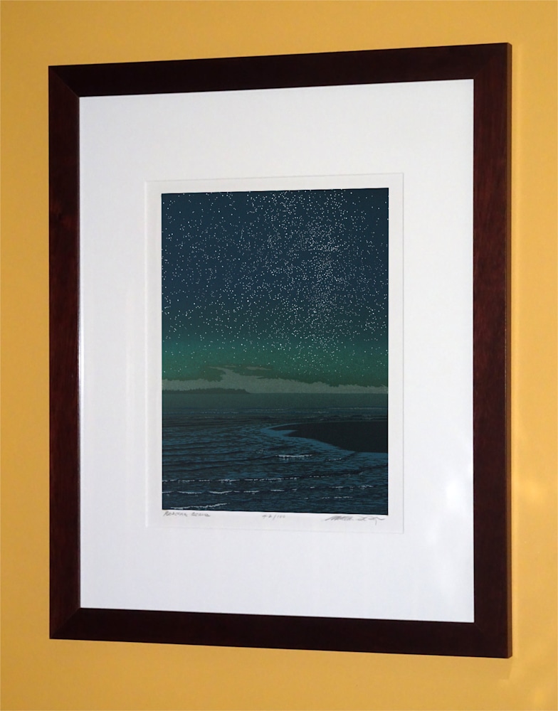 Starlight Shoreline Framed