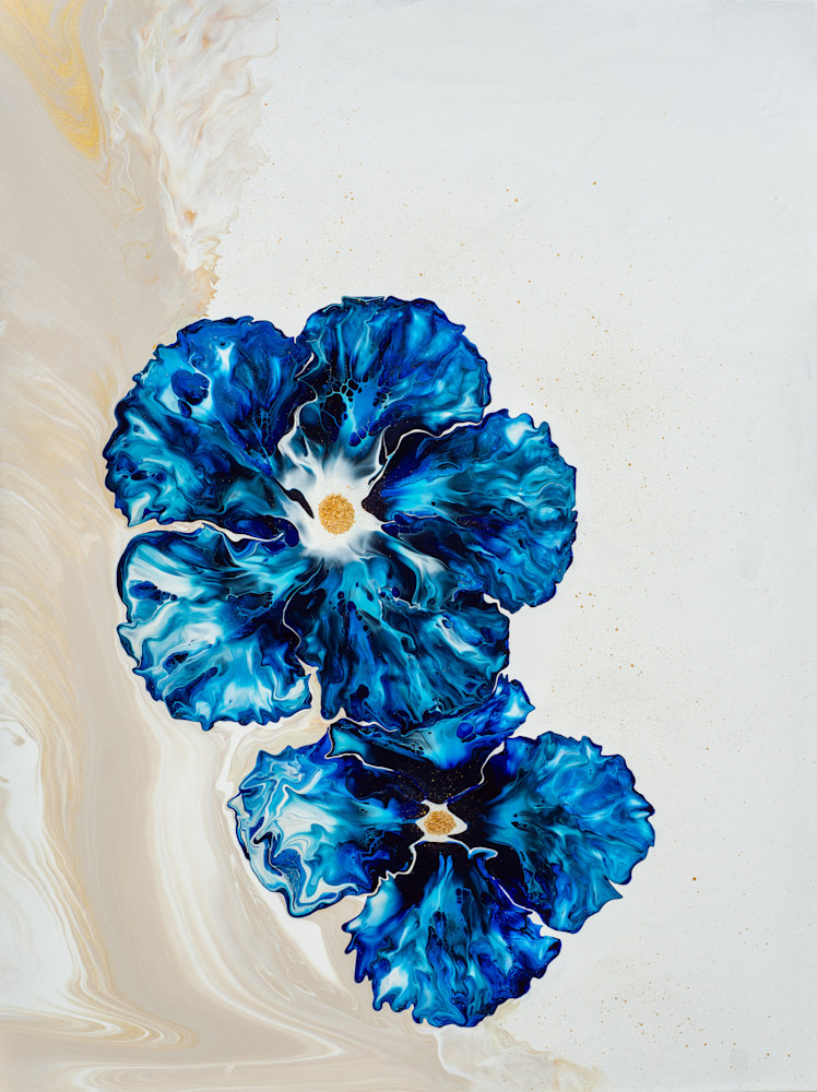 Fantasy Beach Flowers 30x40