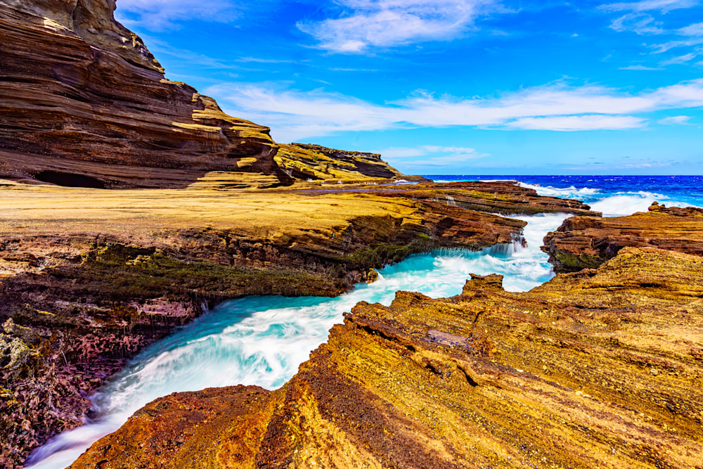 Oahu Hawaii Ocean Waves 1